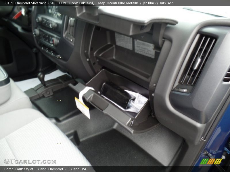 Deep Ocean Blue Metallic / Jet Black/Dark Ash 2015 Chevrolet Silverado 2500HD WT Crew Cab 4x4