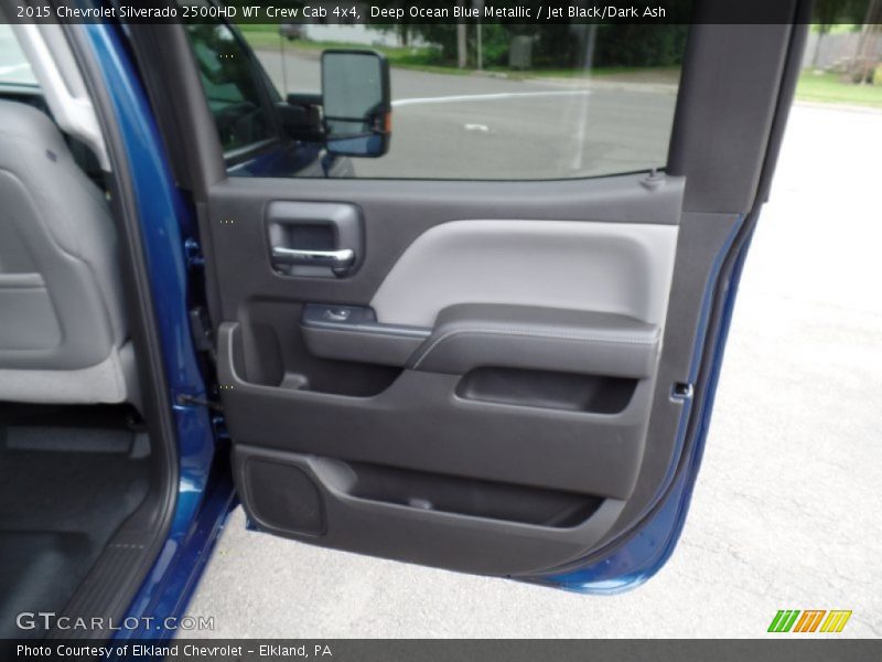 Deep Ocean Blue Metallic / Jet Black/Dark Ash 2015 Chevrolet Silverado 2500HD WT Crew Cab 4x4