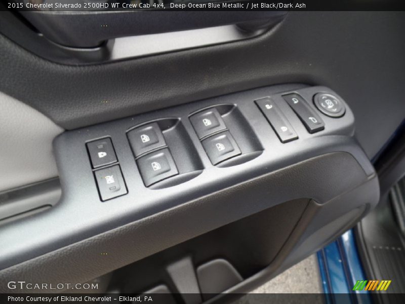 Deep Ocean Blue Metallic / Jet Black/Dark Ash 2015 Chevrolet Silverado 2500HD WT Crew Cab 4x4