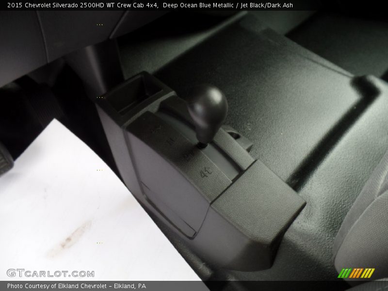 Deep Ocean Blue Metallic / Jet Black/Dark Ash 2015 Chevrolet Silverado 2500HD WT Crew Cab 4x4