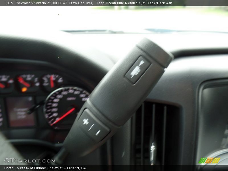 Deep Ocean Blue Metallic / Jet Black/Dark Ash 2015 Chevrolet Silverado 2500HD WT Crew Cab 4x4