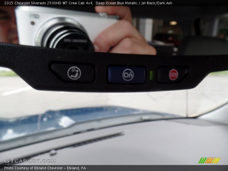Deep Ocean Blue Metallic / Jet Black/Dark Ash 2015 Chevrolet Silverado 2500HD WT Crew Cab 4x4