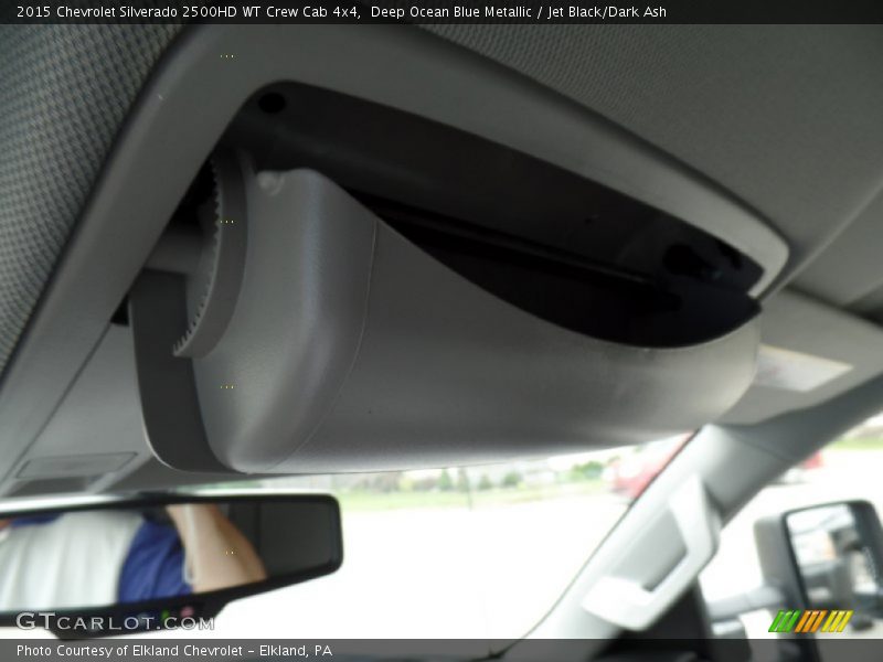 Deep Ocean Blue Metallic / Jet Black/Dark Ash 2015 Chevrolet Silverado 2500HD WT Crew Cab 4x4
