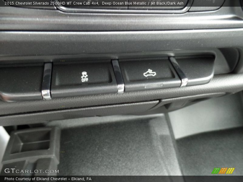 Deep Ocean Blue Metallic / Jet Black/Dark Ash 2015 Chevrolet Silverado 2500HD WT Crew Cab 4x4