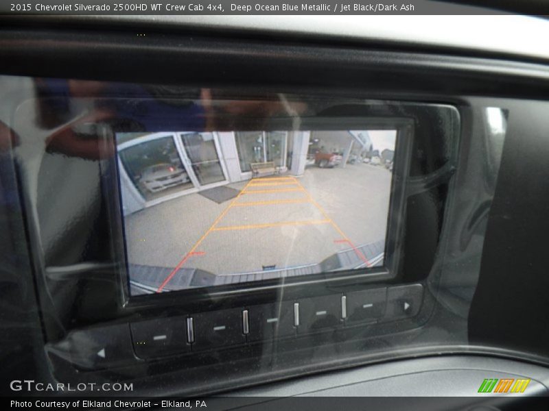 Deep Ocean Blue Metallic / Jet Black/Dark Ash 2015 Chevrolet Silverado 2500HD WT Crew Cab 4x4