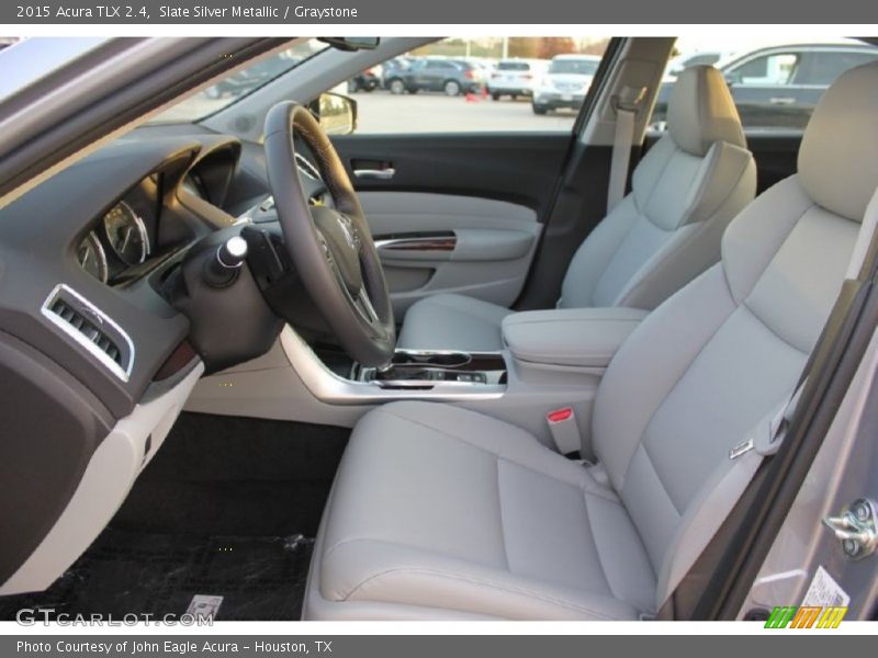Slate Silver Metallic / Graystone 2015 Acura TLX 2.4