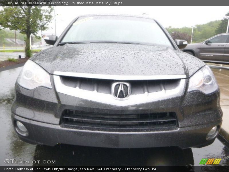 Polished Metal Metallic / Taupe 2009 Acura RDX SH-AWD Technology