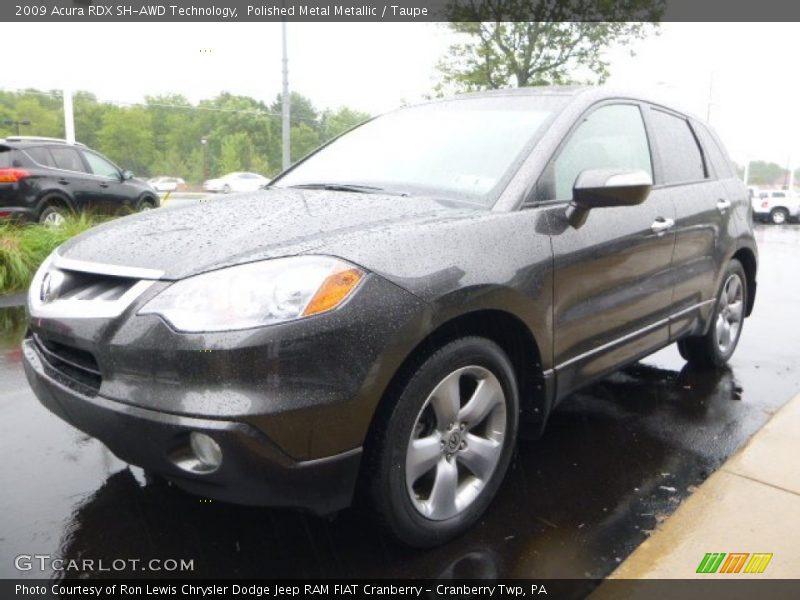 Polished Metal Metallic / Taupe 2009 Acura RDX SH-AWD Technology