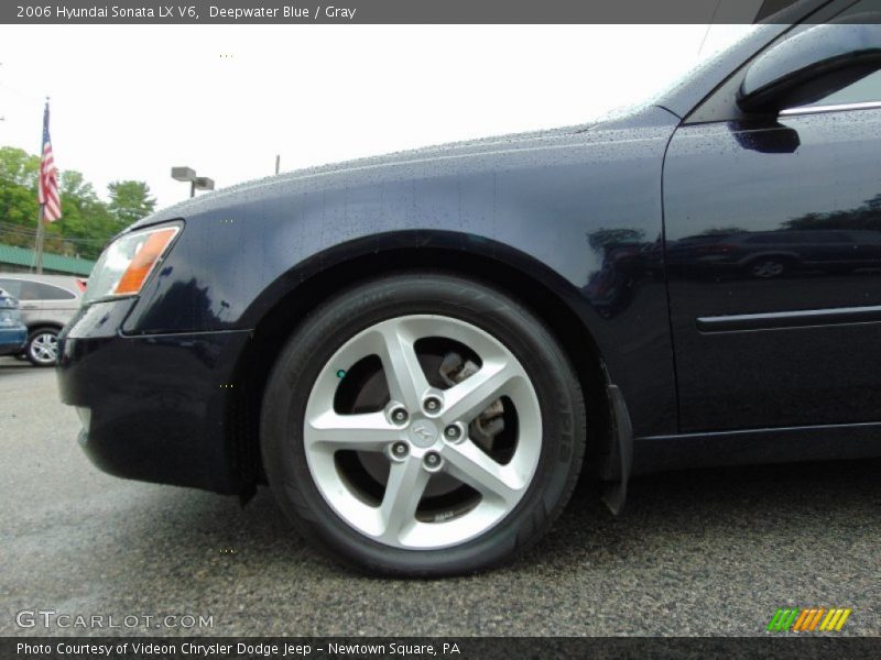 Deepwater Blue / Gray 2006 Hyundai Sonata LX V6