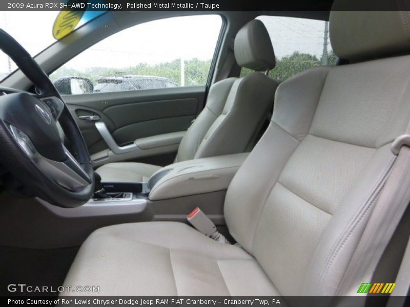 Polished Metal Metallic / Taupe 2009 Acura RDX SH-AWD Technology