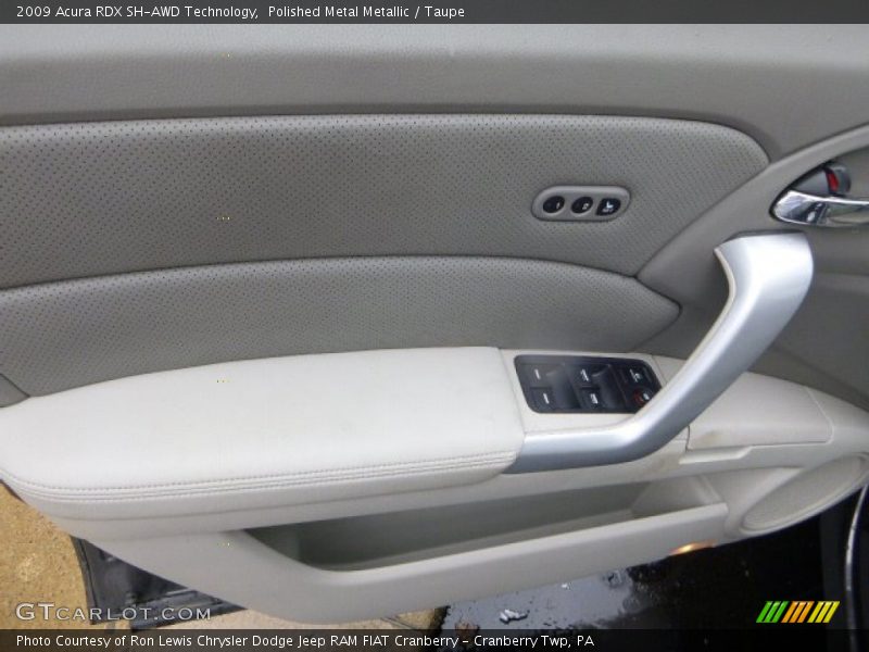 Polished Metal Metallic / Taupe 2009 Acura RDX SH-AWD Technology