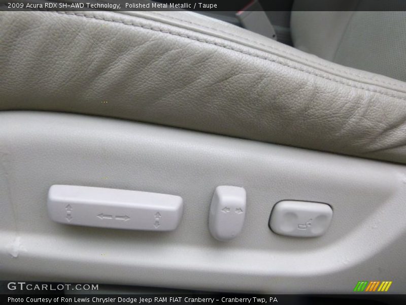 Polished Metal Metallic / Taupe 2009 Acura RDX SH-AWD Technology