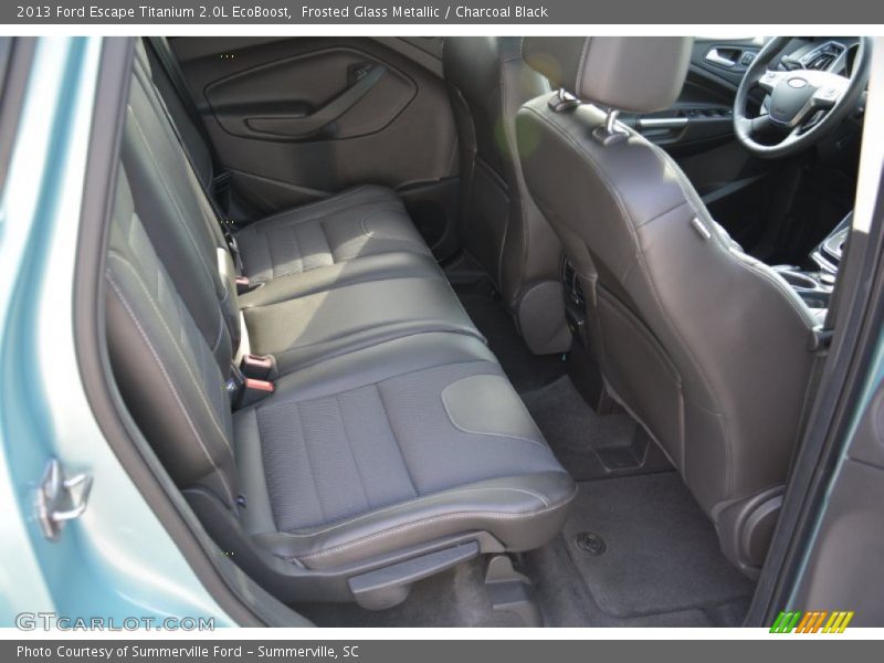 Frosted Glass Metallic / Charcoal Black 2013 Ford Escape Titanium 2.0L EcoBoost