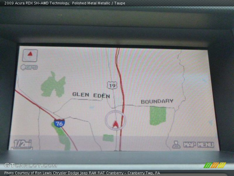 Polished Metal Metallic / Taupe 2009 Acura RDX SH-AWD Technology