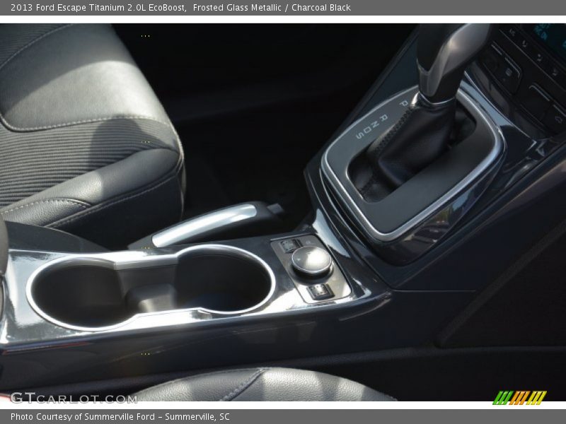 Frosted Glass Metallic / Charcoal Black 2013 Ford Escape Titanium 2.0L EcoBoost