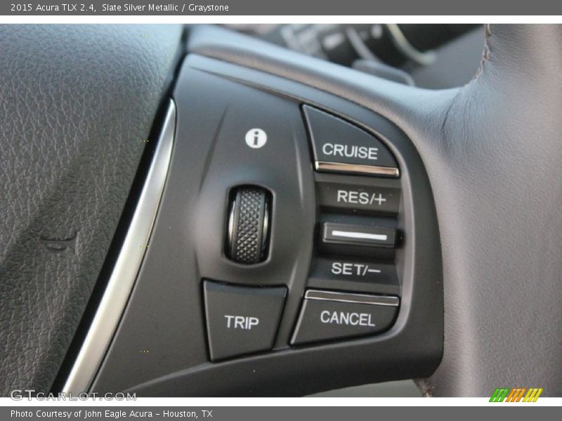 Slate Silver Metallic / Graystone 2015 Acura TLX 2.4