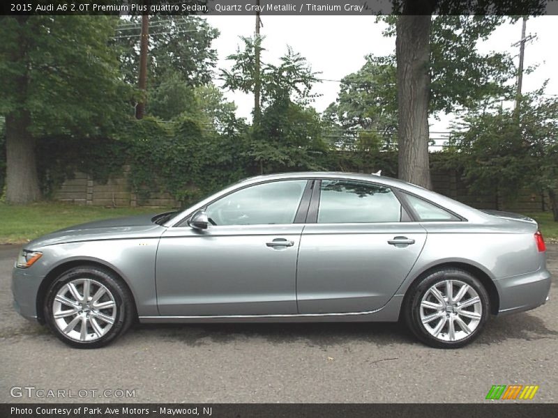 Quartz Gray Metallic / Titanium Gray 2015 Audi A6 2.0T Premium Plus quattro Sedan