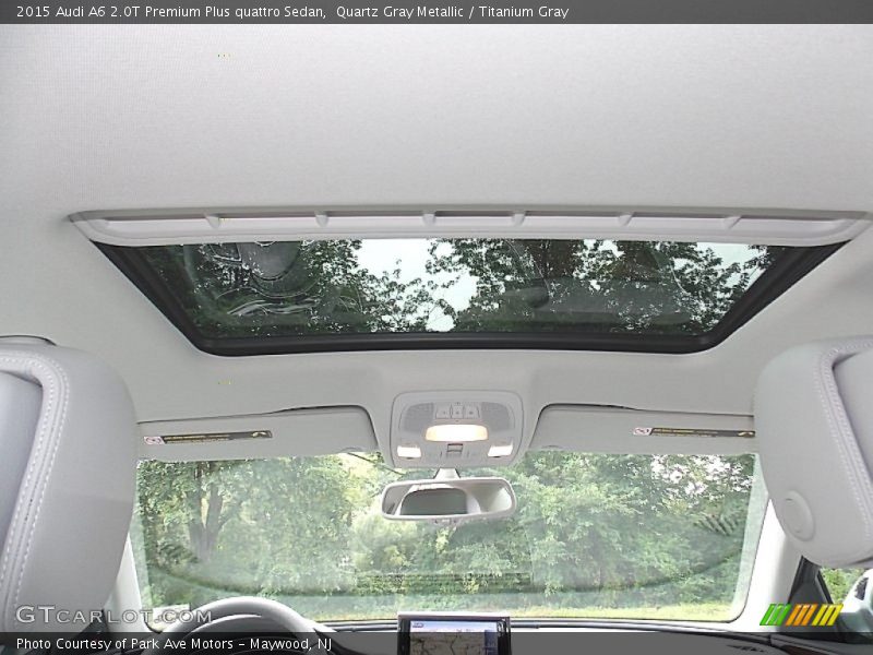 Quartz Gray Metallic / Titanium Gray 2015 Audi A6 2.0T Premium Plus quattro Sedan