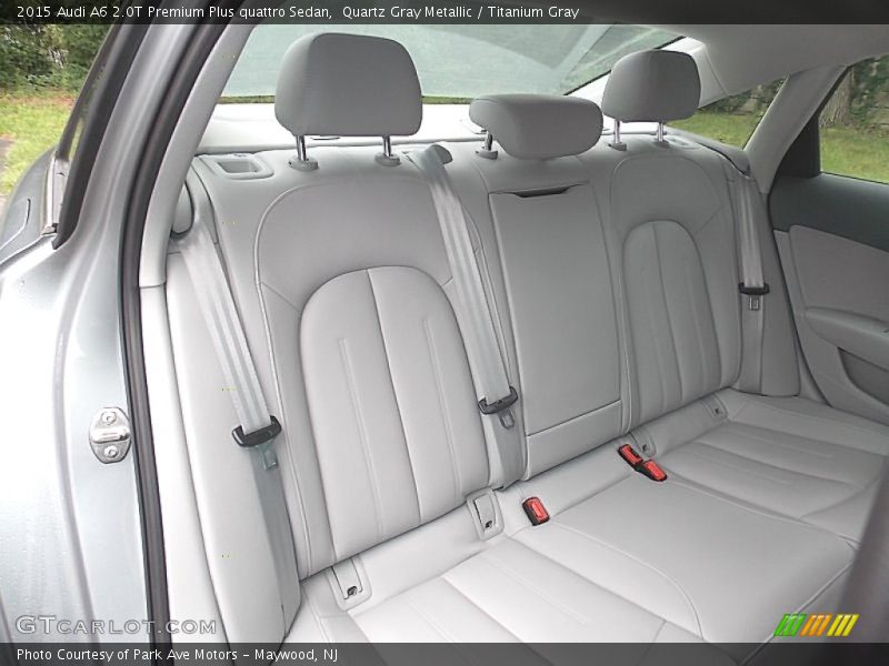 Quartz Gray Metallic / Titanium Gray 2015 Audi A6 2.0T Premium Plus quattro Sedan