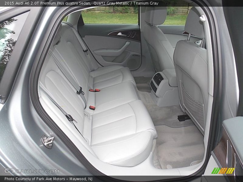 Quartz Gray Metallic / Titanium Gray 2015 Audi A6 2.0T Premium Plus quattro Sedan