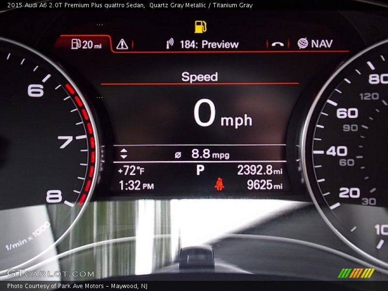 Quartz Gray Metallic / Titanium Gray 2015 Audi A6 2.0T Premium Plus quattro Sedan