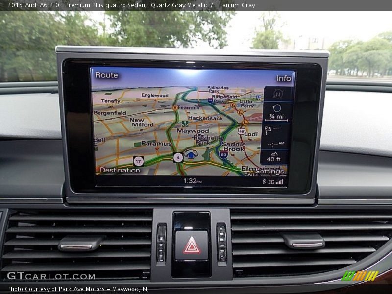 Quartz Gray Metallic / Titanium Gray 2015 Audi A6 2.0T Premium Plus quattro Sedan