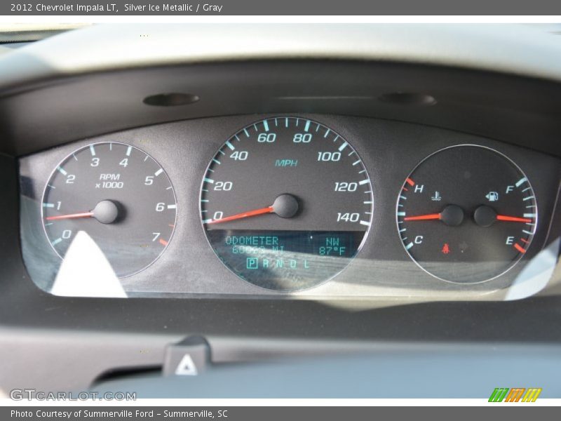 Silver Ice Metallic / Gray 2012 Chevrolet Impala LT