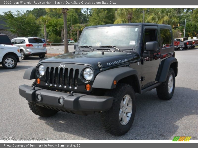 Black / Dark Slate Gray/Medium Slate Gray 2010 Jeep Wrangler Rubicon 4x4