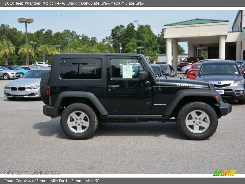 Black / Dark Slate Gray/Medium Slate Gray 2010 Jeep Wrangler Rubicon 4x4