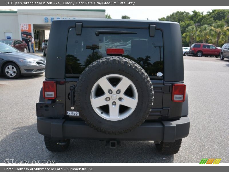 Black / Dark Slate Gray/Medium Slate Gray 2010 Jeep Wrangler Rubicon 4x4