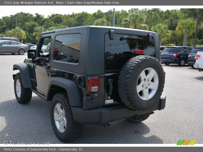 Black / Dark Slate Gray/Medium Slate Gray 2010 Jeep Wrangler Rubicon 4x4