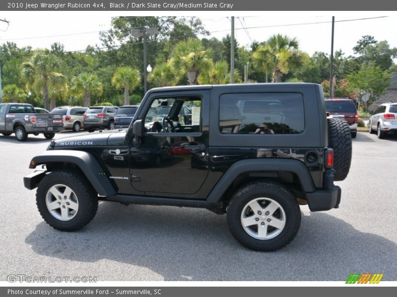 Black / Dark Slate Gray/Medium Slate Gray 2010 Jeep Wrangler Rubicon 4x4