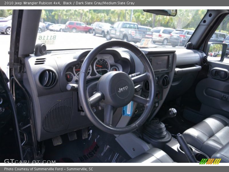 Black / Dark Slate Gray/Medium Slate Gray 2010 Jeep Wrangler Rubicon 4x4