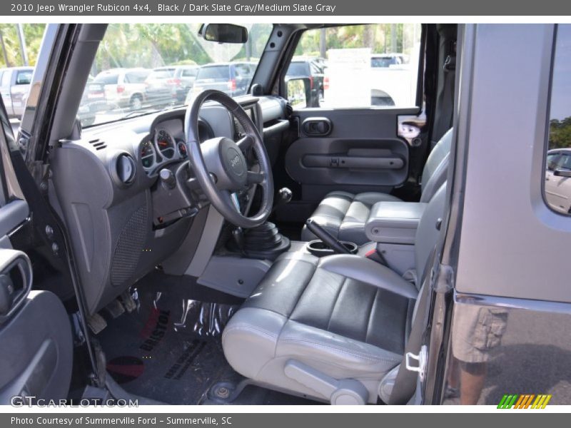 Black / Dark Slate Gray/Medium Slate Gray 2010 Jeep Wrangler Rubicon 4x4