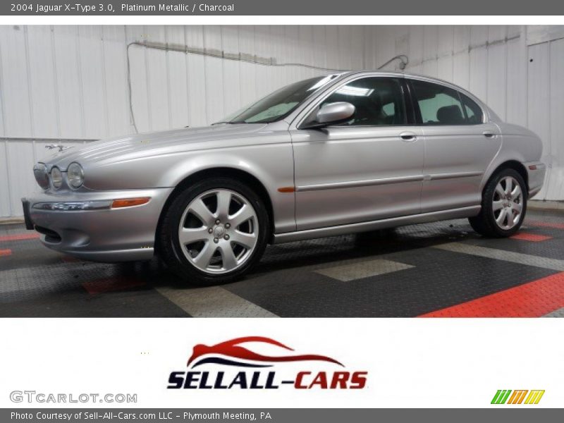 Platinum Metallic / Charcoal 2004 Jaguar X-Type 3.0