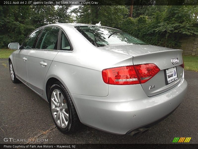 Ice Silver Metallic / Light Gray 2011 Audi A4 2.0T quattro Sedan