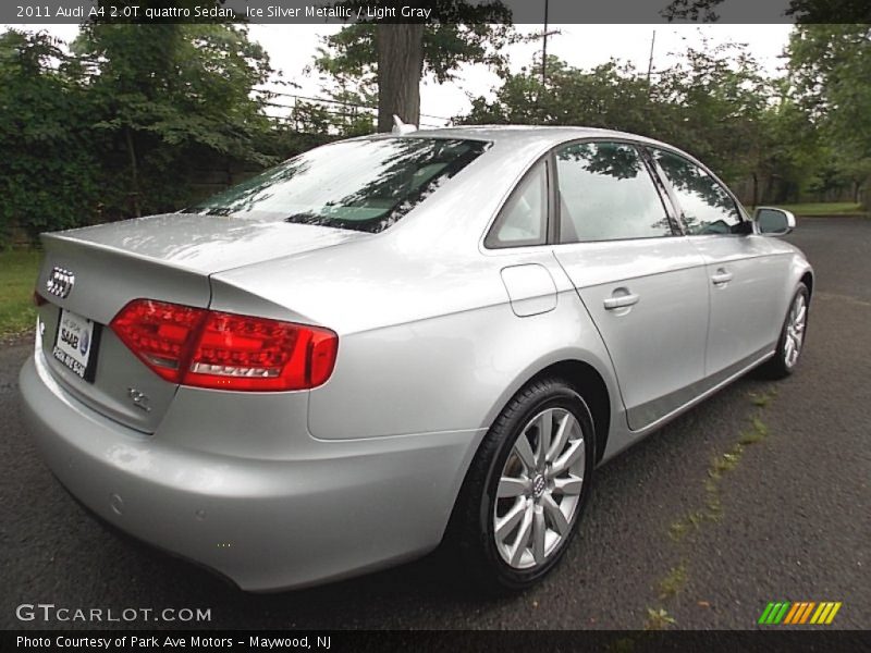 Ice Silver Metallic / Light Gray 2011 Audi A4 2.0T quattro Sedan