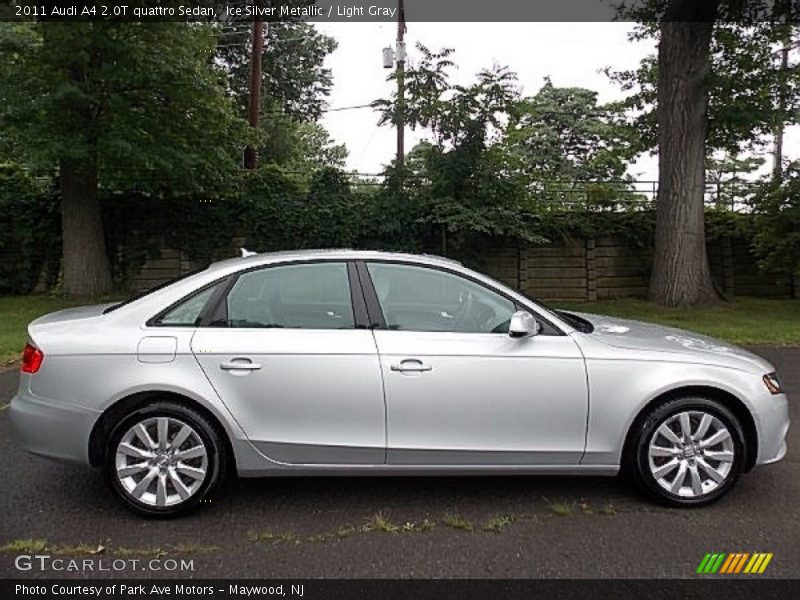 Ice Silver Metallic / Light Gray 2011 Audi A4 2.0T quattro Sedan
