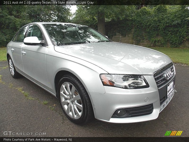 Ice Silver Metallic / Light Gray 2011 Audi A4 2.0T quattro Sedan