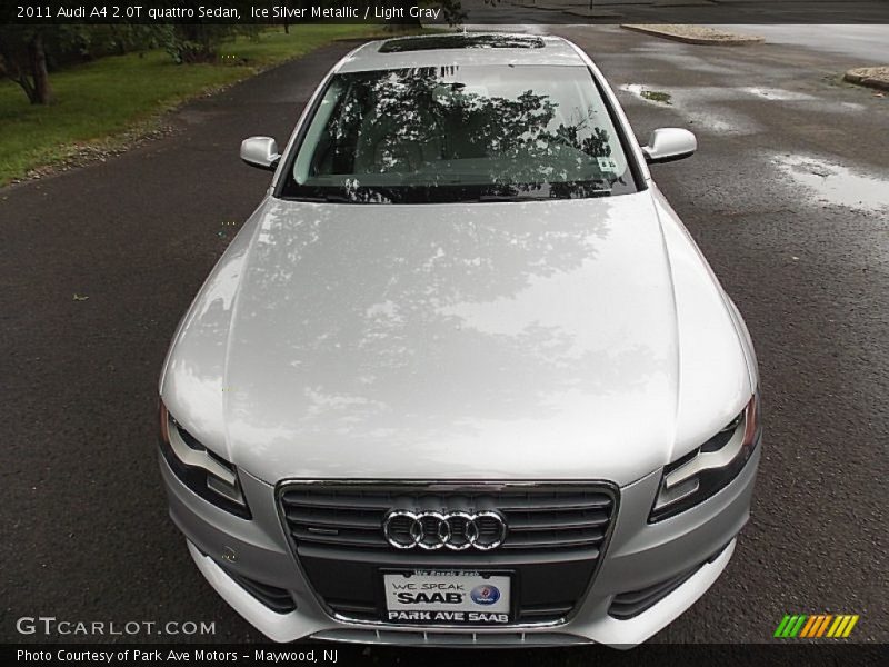 Ice Silver Metallic / Light Gray 2011 Audi A4 2.0T quattro Sedan