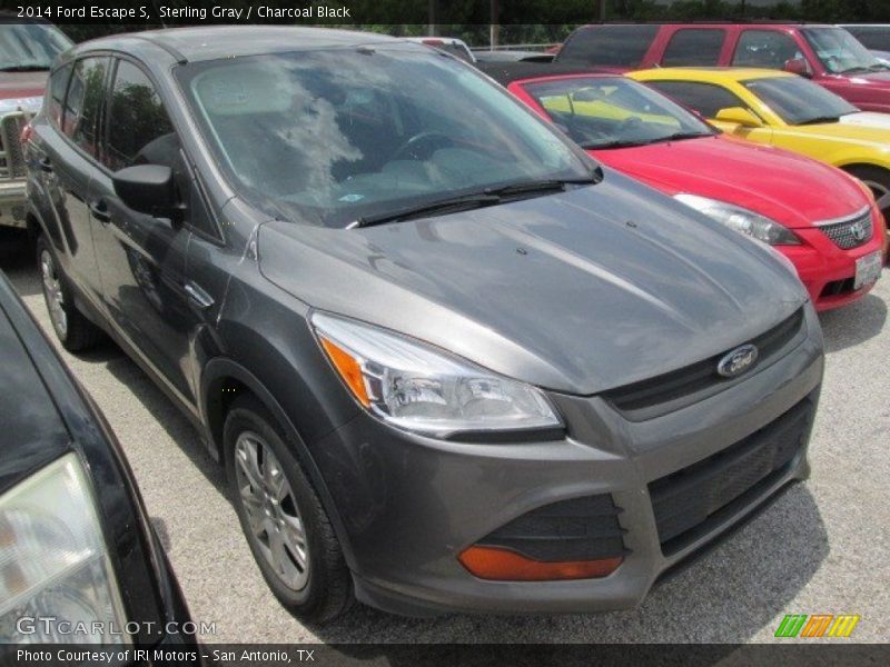 Sterling Gray / Charcoal Black 2014 Ford Escape S