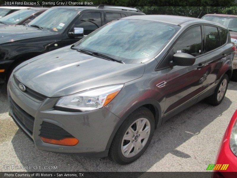 Sterling Gray / Charcoal Black 2014 Ford Escape S