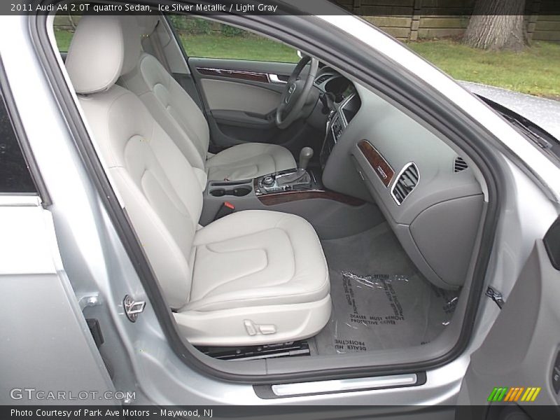 Ice Silver Metallic / Light Gray 2011 Audi A4 2.0T quattro Sedan