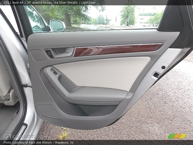 Ice Silver Metallic / Light Gray 2011 Audi A4 2.0T quattro Sedan