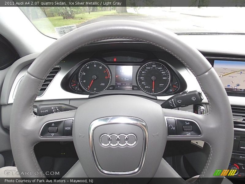 Ice Silver Metallic / Light Gray 2011 Audi A4 2.0T quattro Sedan
