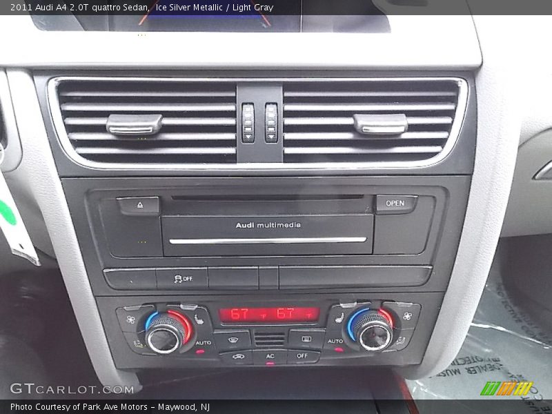 Ice Silver Metallic / Light Gray 2011 Audi A4 2.0T quattro Sedan