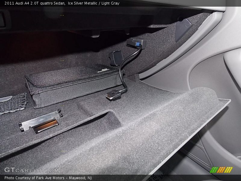 Ice Silver Metallic / Light Gray 2011 Audi A4 2.0T quattro Sedan