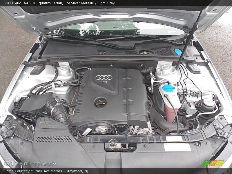 Ice Silver Metallic / Light Gray 2011 Audi A4 2.0T quattro Sedan