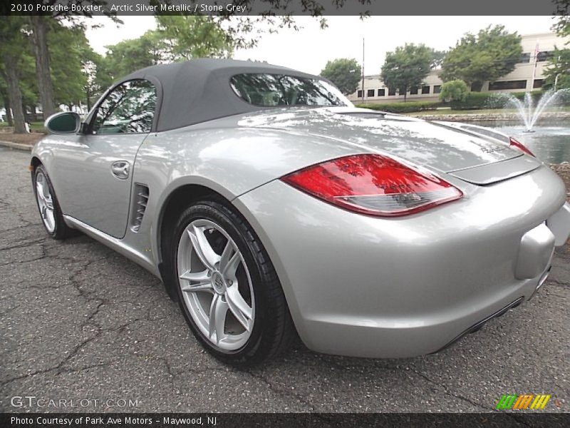 Arctic Silver Metallic / Stone Grey 2010 Porsche Boxster