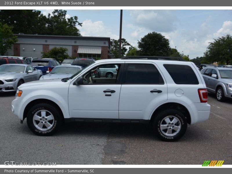 White Suede / Stone 2012 Ford Escape XLT V6 4WD